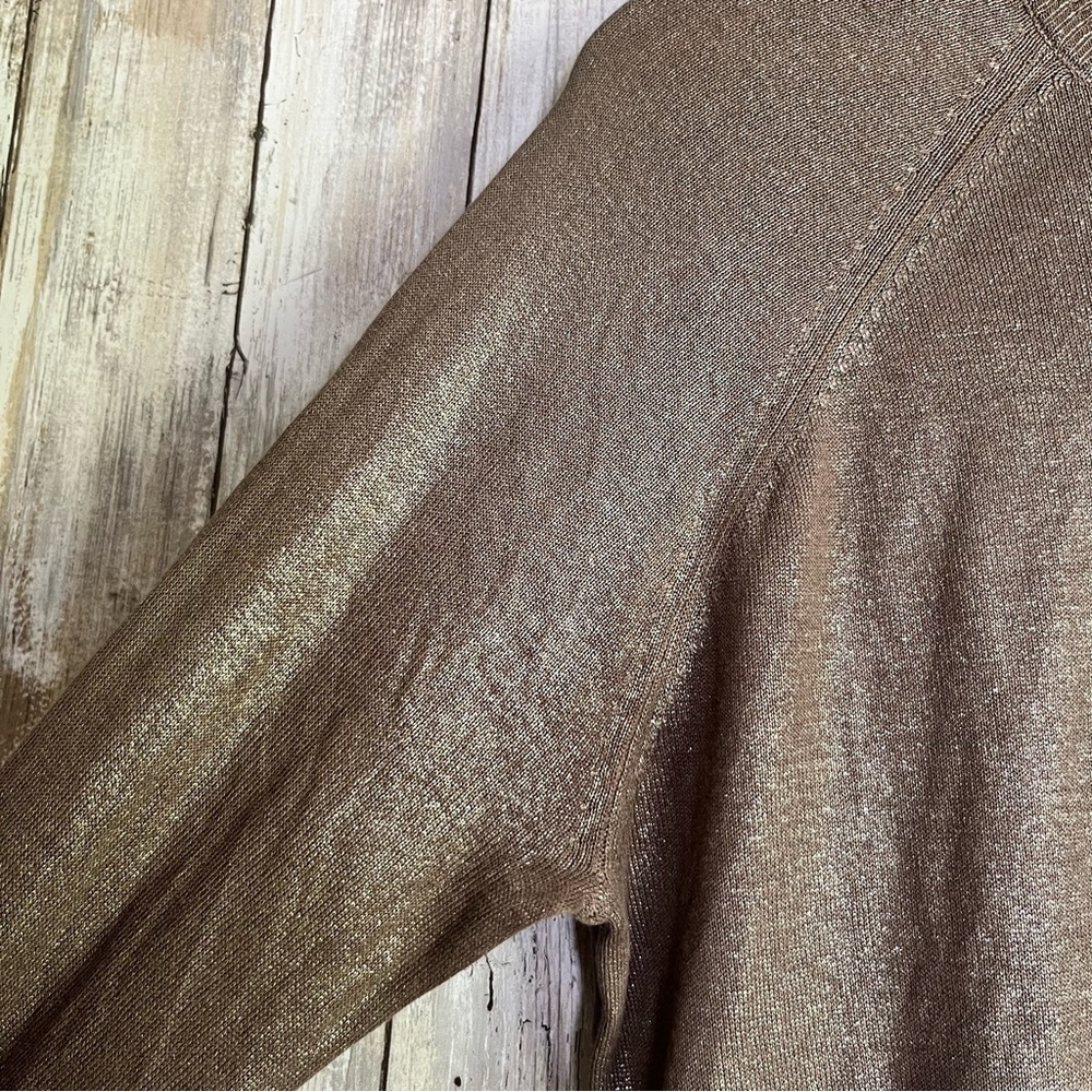 Zara Gold Shimmer Blouse - Picture 3 of 4